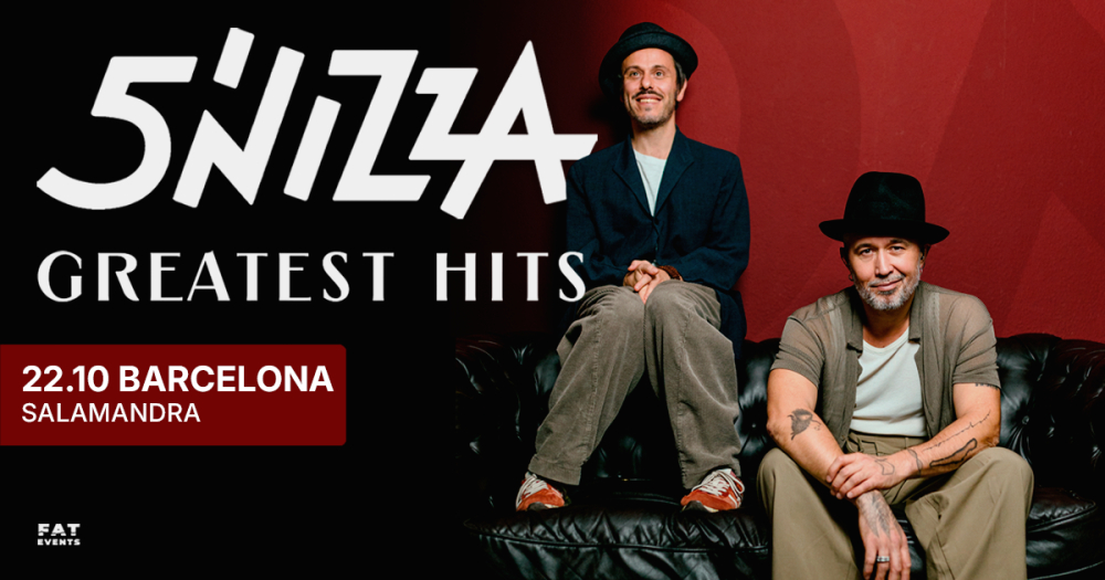 5'nizza | Barcelona, 22 October 2026, 20:00 (Thursday) - ticketshop.eu